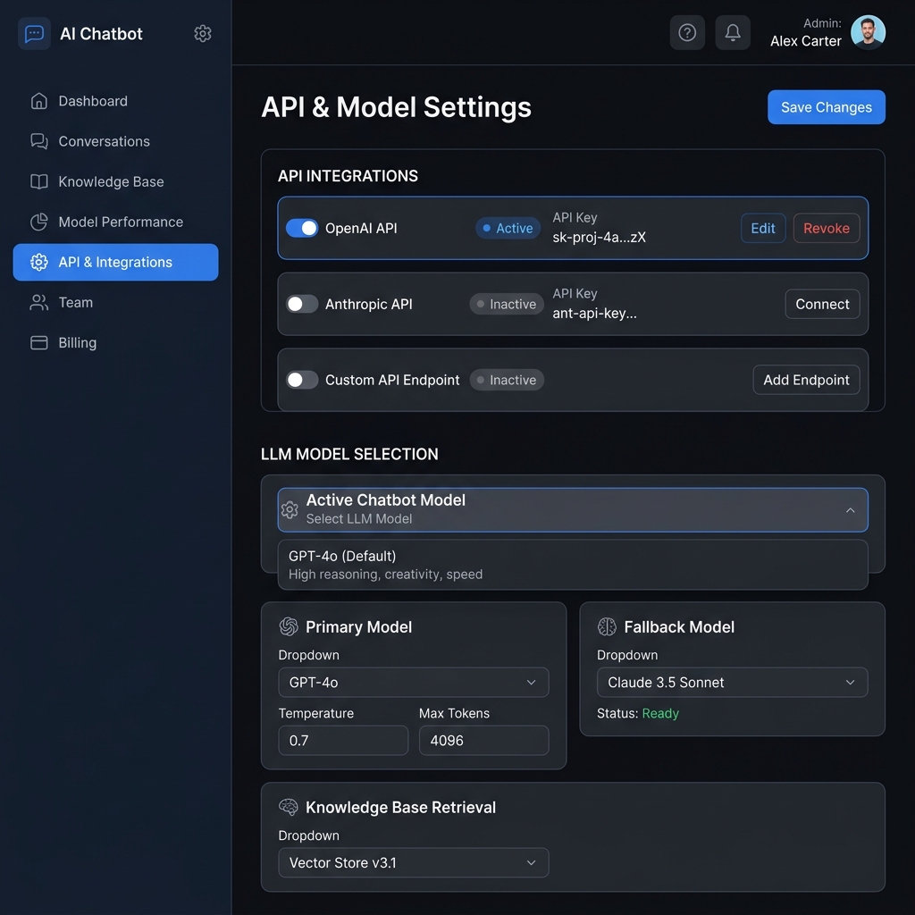 Enterprise AI Support Agent Internal View