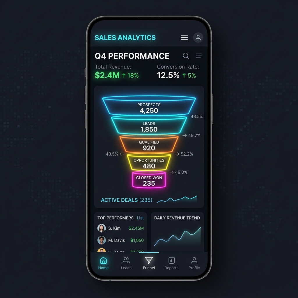 Enterprise Sales Analytics Dashboard Analytics View